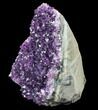 Amethyst Cut Base Cluster - Top Quality Color #83551-2